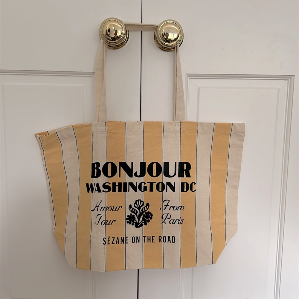 Sezane Bonjour Washington DC Tote Bag